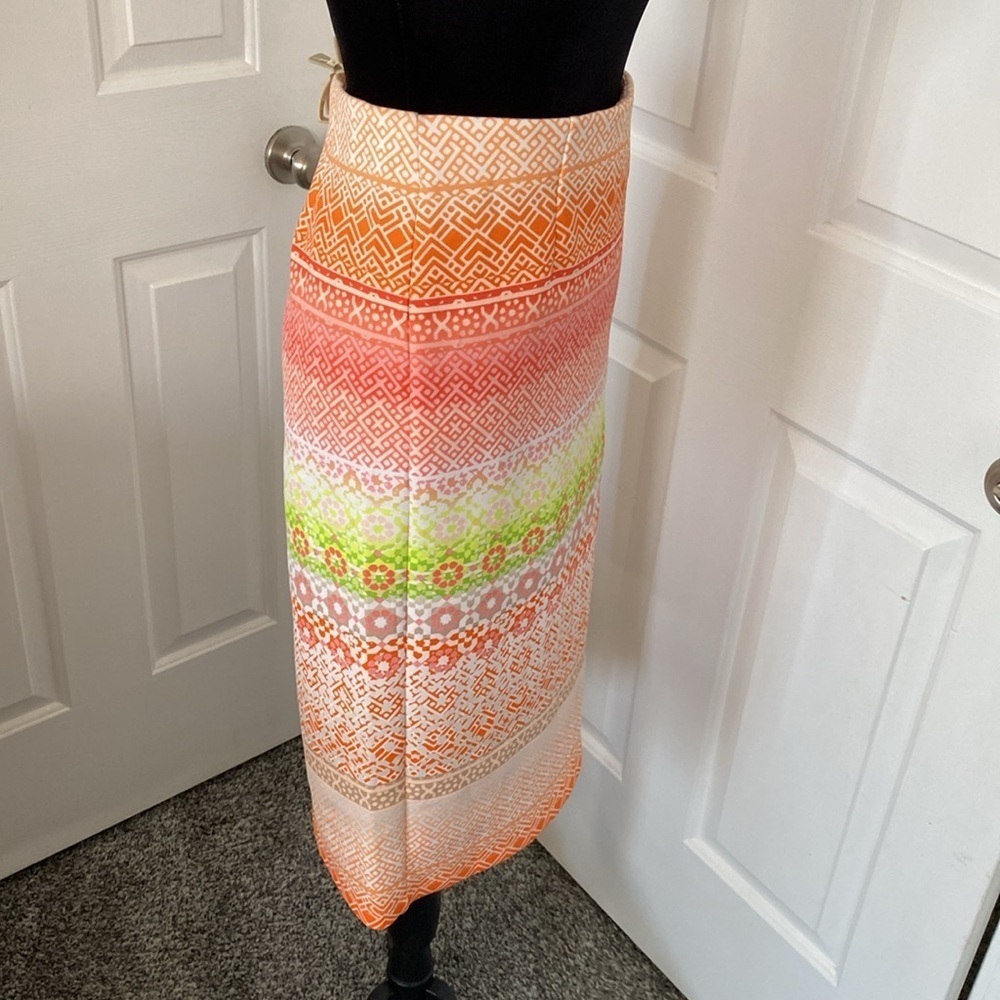 Cato NWOT Tropical Pencil Midi Skirt. - Picture 10 of 10